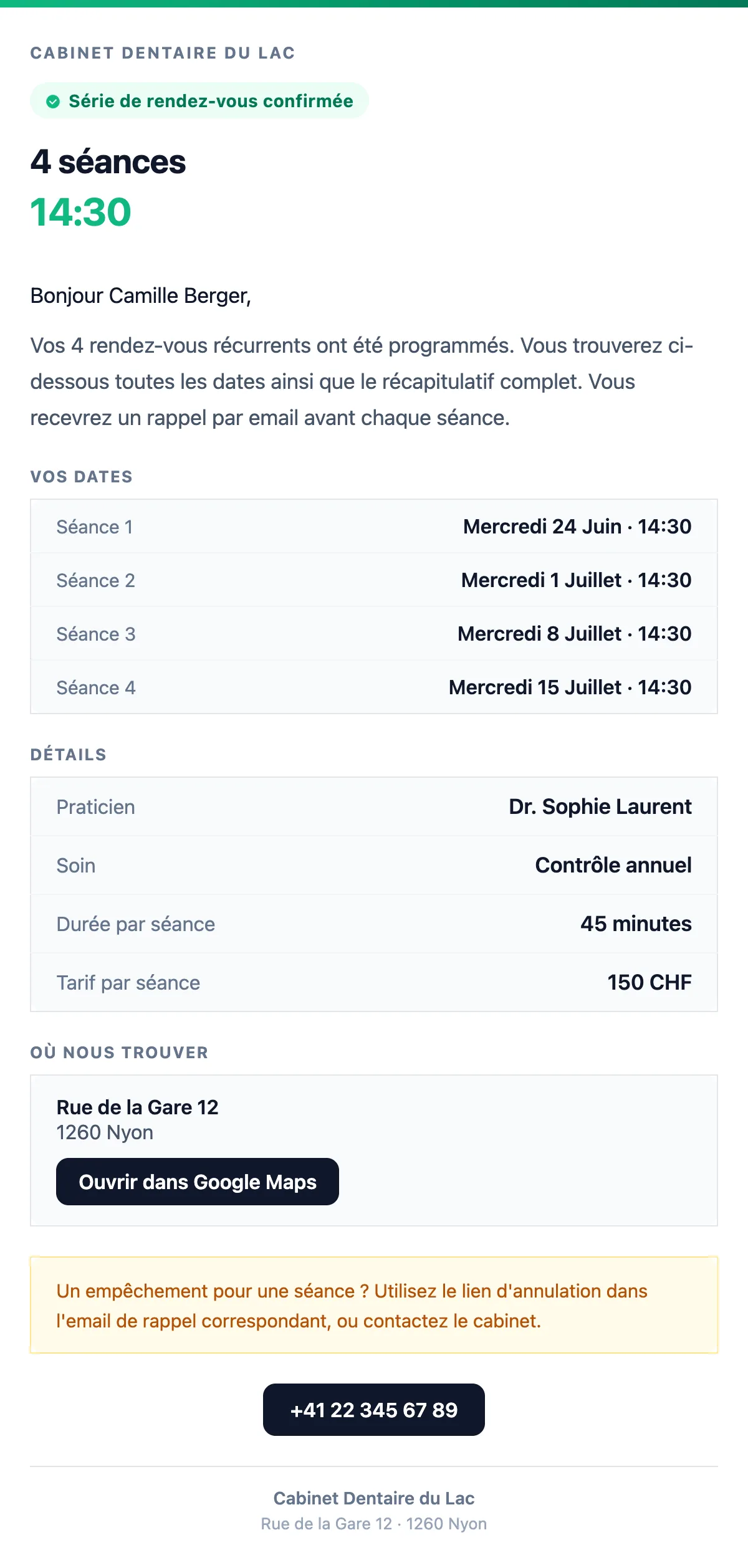 Série de rendez-vous